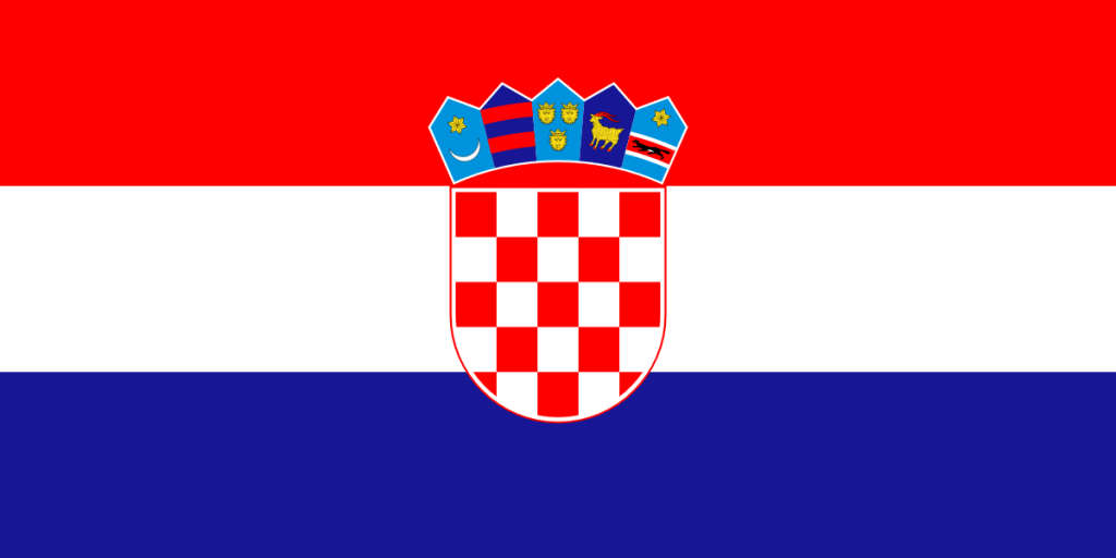 Cờ Của Các Nước Nam Âu - Croatia