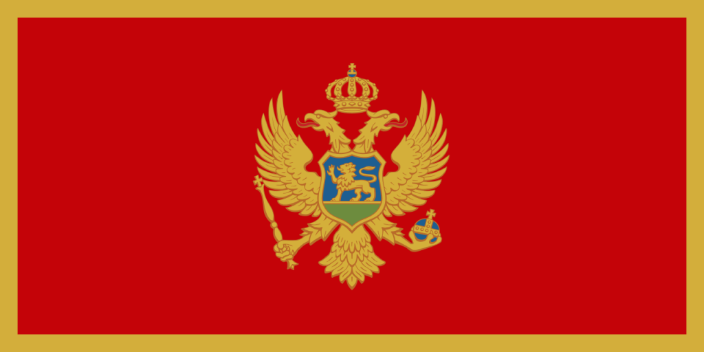 Cờ Của Các Nước Nam Âu - Montenegro