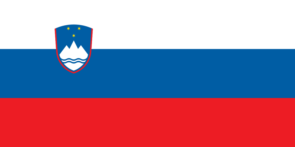 Quốc Kỳ Các Nước Nam Âu - Slovenia