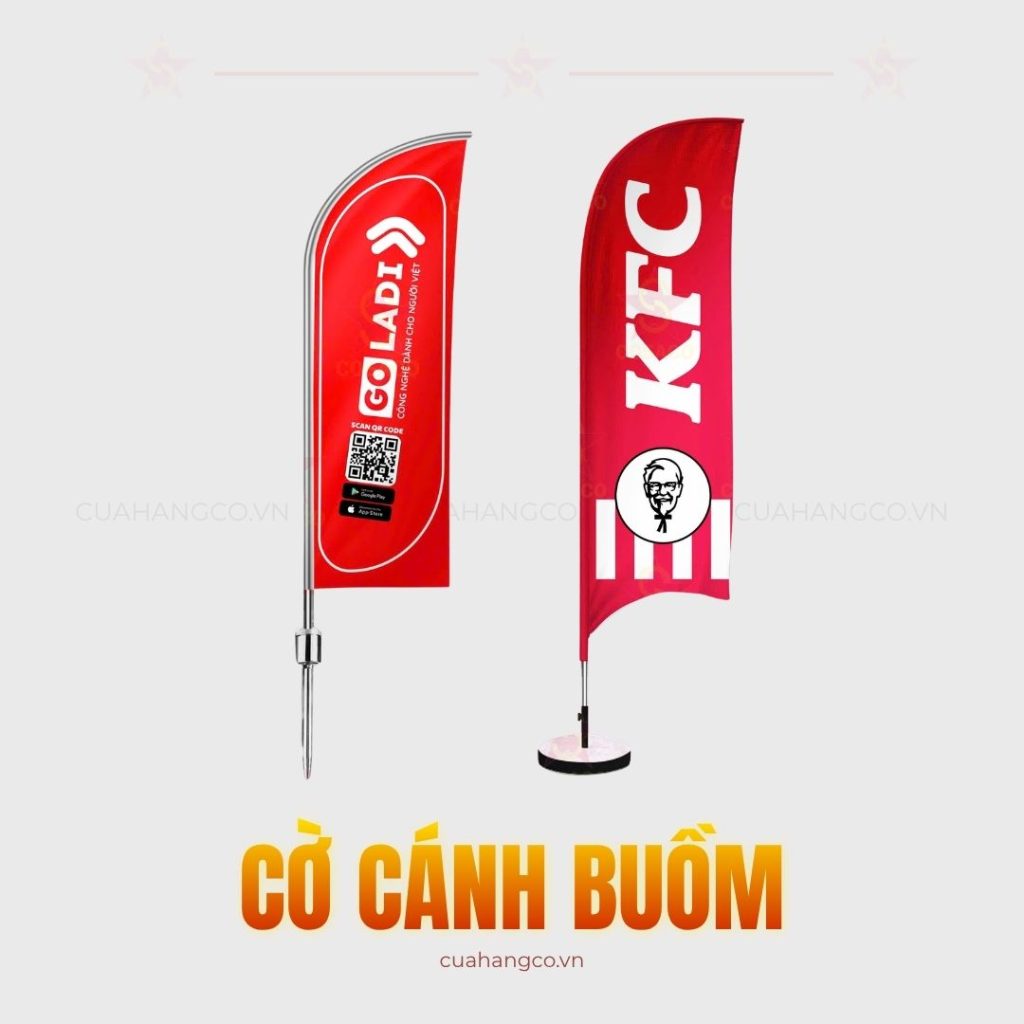 Cờ cánh buồm – Cờ phướn quảng cáo