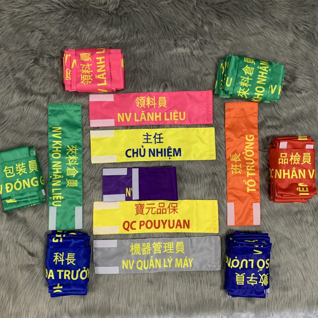 BĂNG ĐEO TAY IN NỘI DUNG THEO YÊU CẦU KHÁCH HÀNG