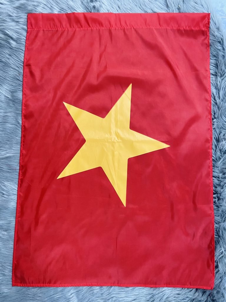 CỜ TỔ QUỐC VẢI AC BÓNG